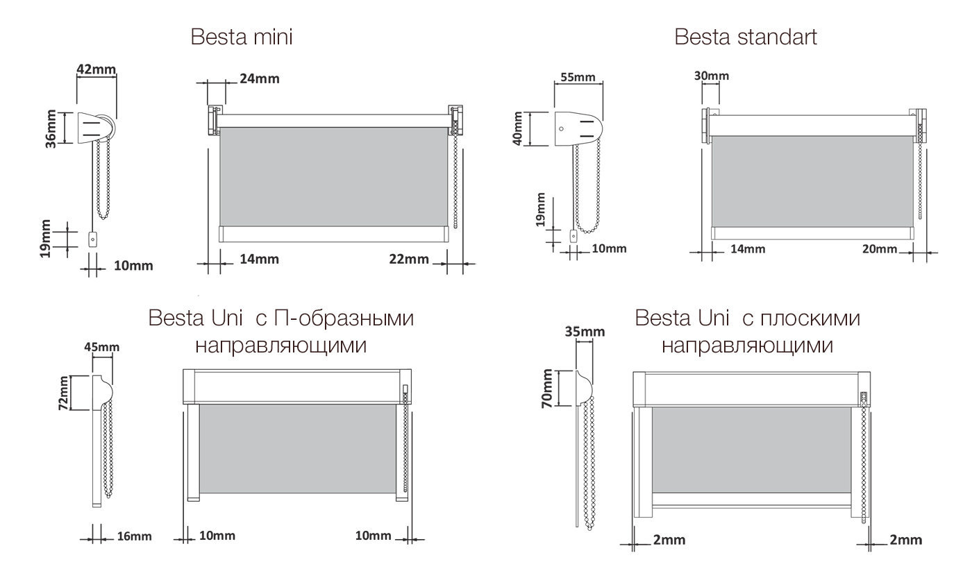 Тканевые ролеты Вышгород